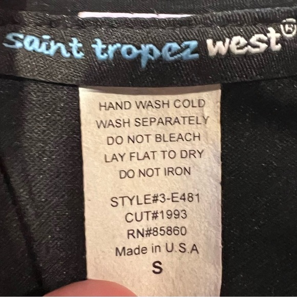 St Tropez West Gray Black Sleeveless Tank Dress Size Small - Picture 6 of 7